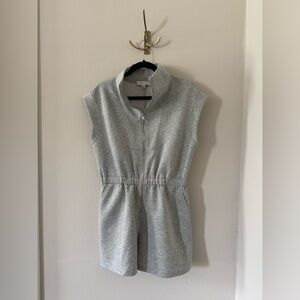 SOLD She + Sky Gray Sleeveless Jumpsuit